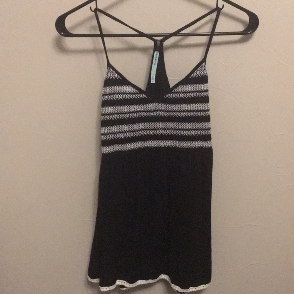 Black tank top